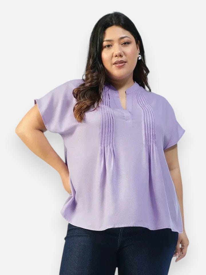 Plus Size Purple Top