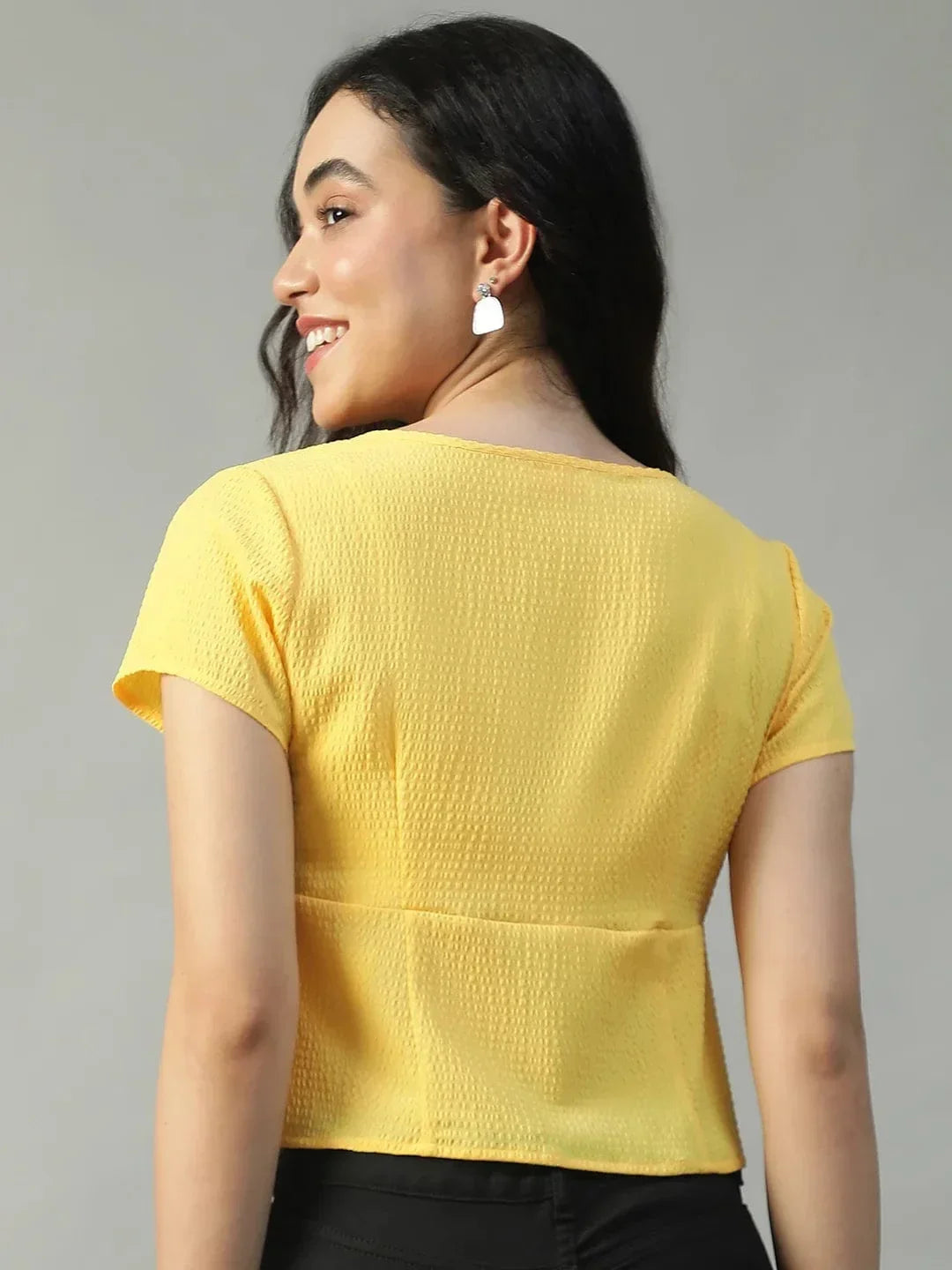 Women Yellow Top