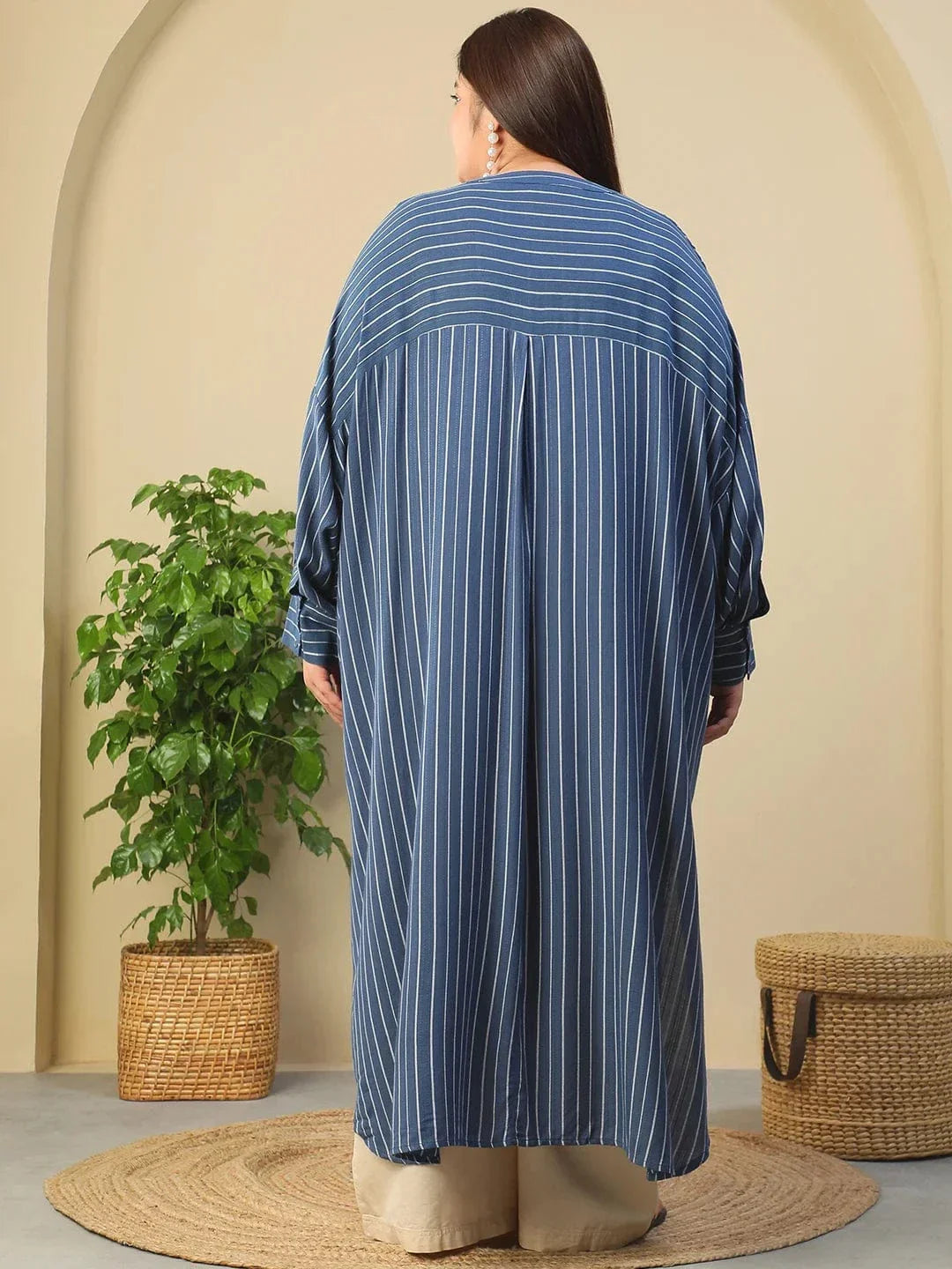 Plus Size Blue Tunic