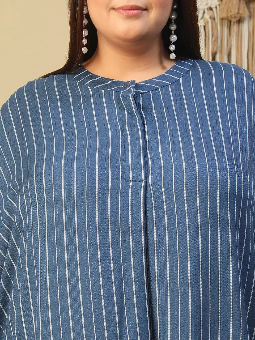 Plus Size Blue Tunic