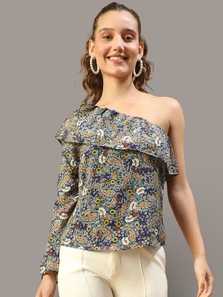 Multicolor Floral Print Top