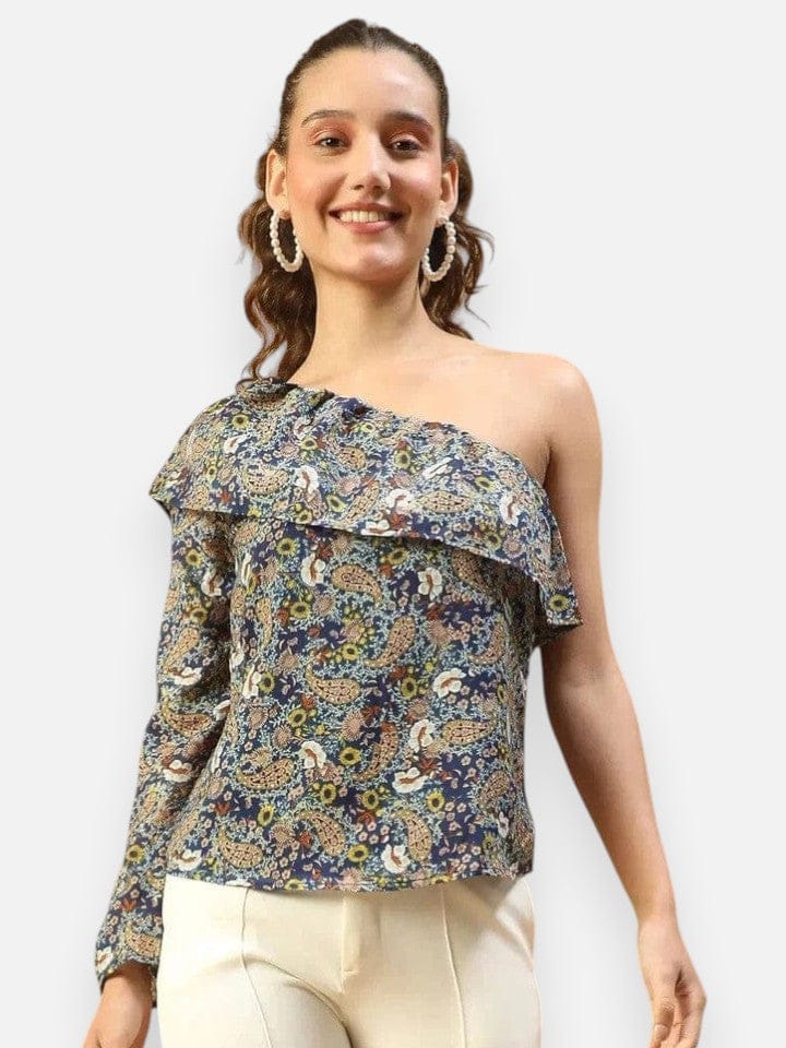 Multicolor Floral Print Top