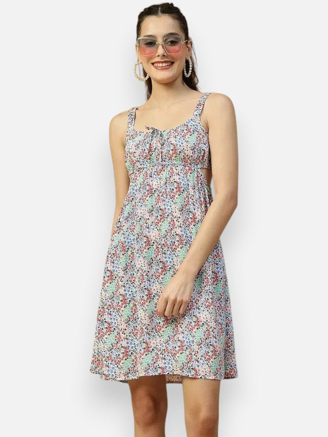 Blue Floral Dress