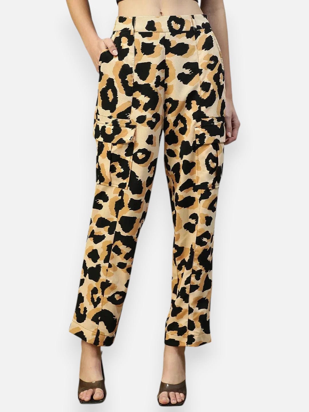 Multicolor Animal Print Pant