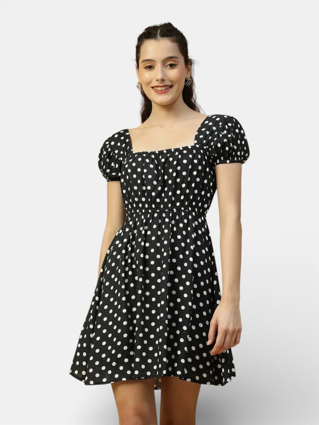 Black Polka Dot Dress