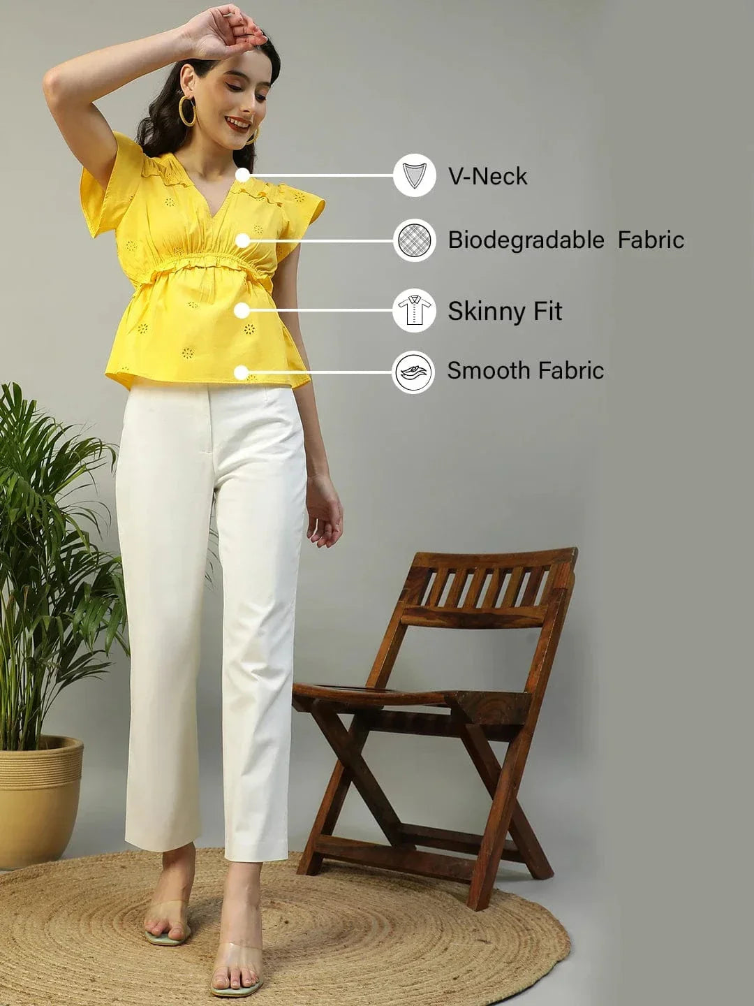 Yellow Cotton Top