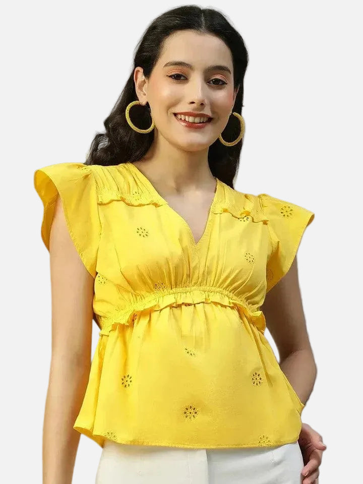 Yellow Cotton Top