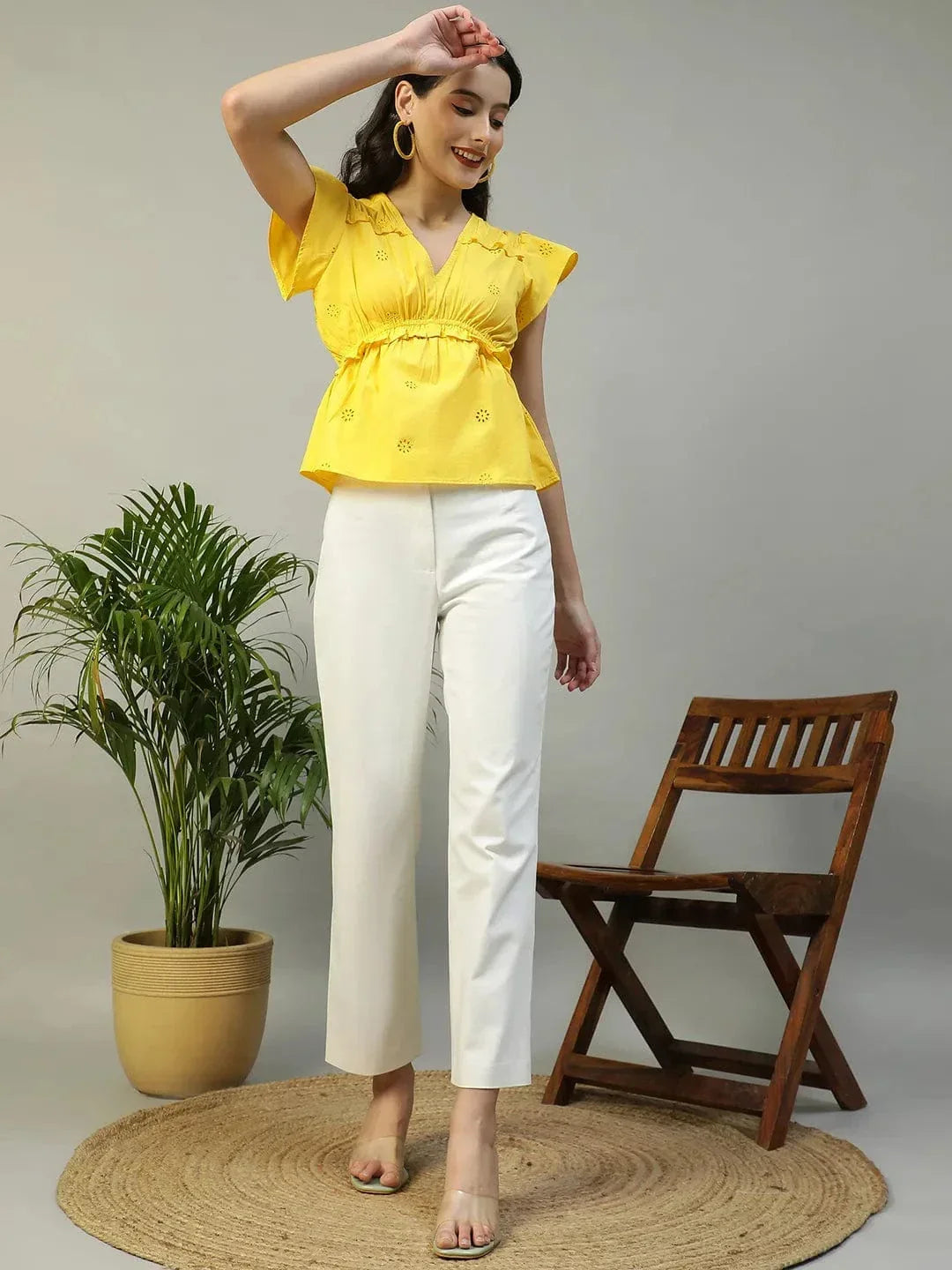 Yellow Cotton Top
