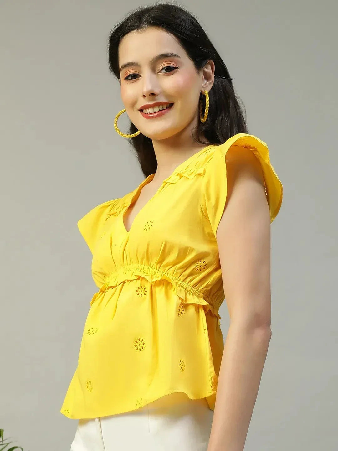 Yellow Cotton Top