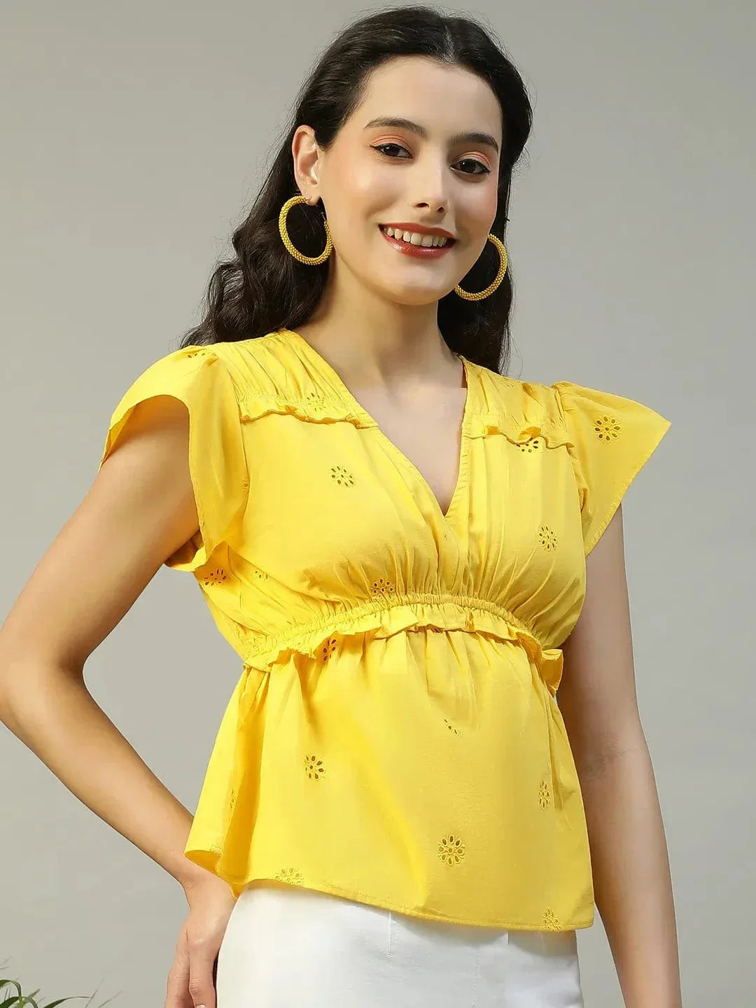 Yellow Cotton Top