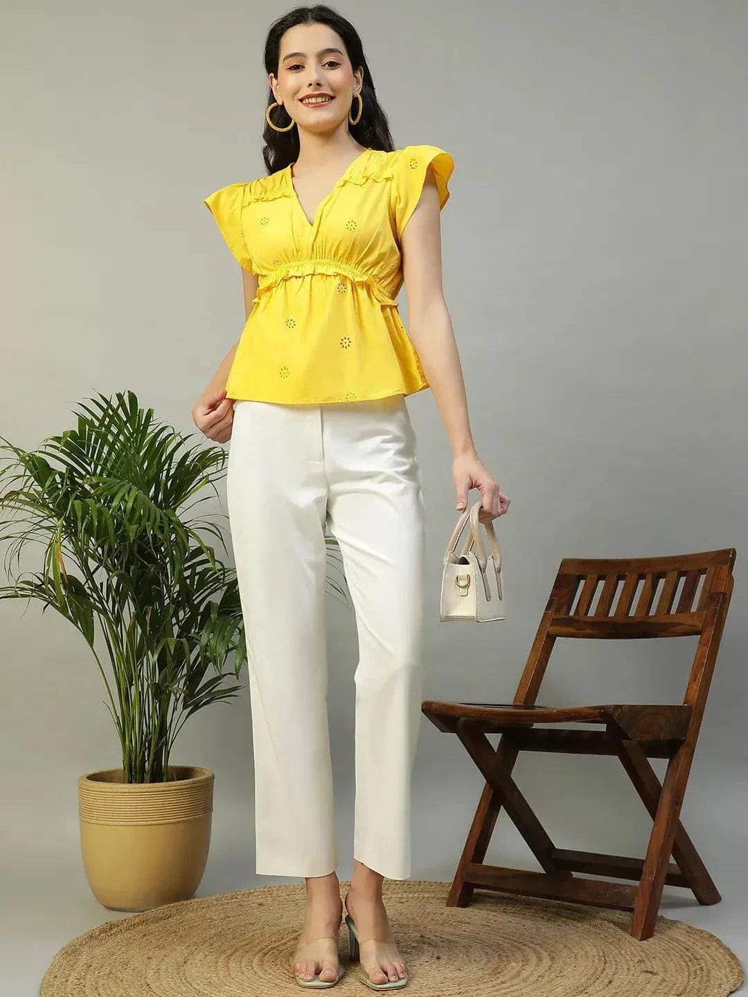 Yellow Cotton Top
