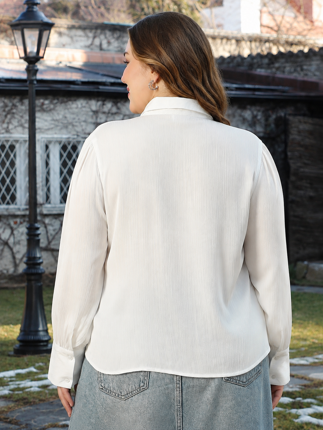 Plus Size White Shirt