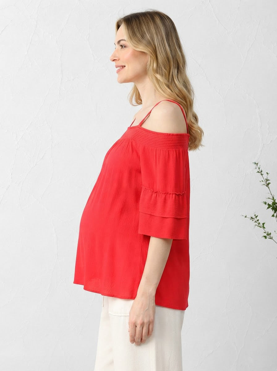 Pink Maternity Top