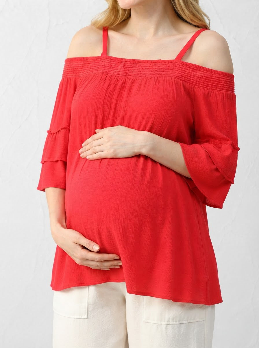 Pink Maternity Top