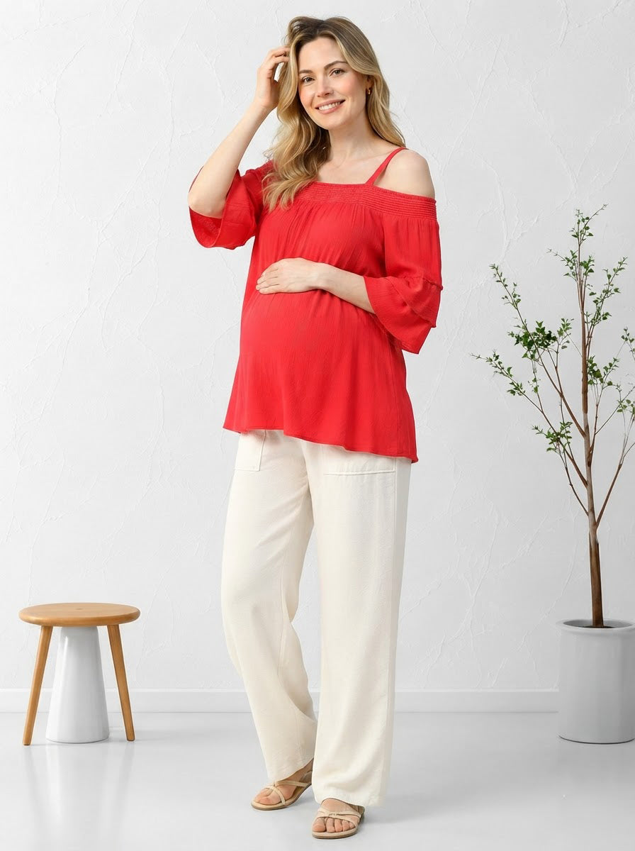 Pink Maternity Top
