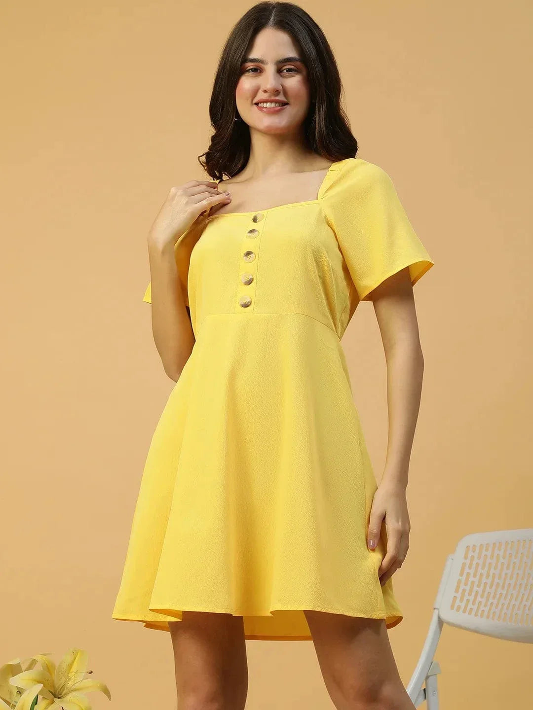 Women Yellow Dress