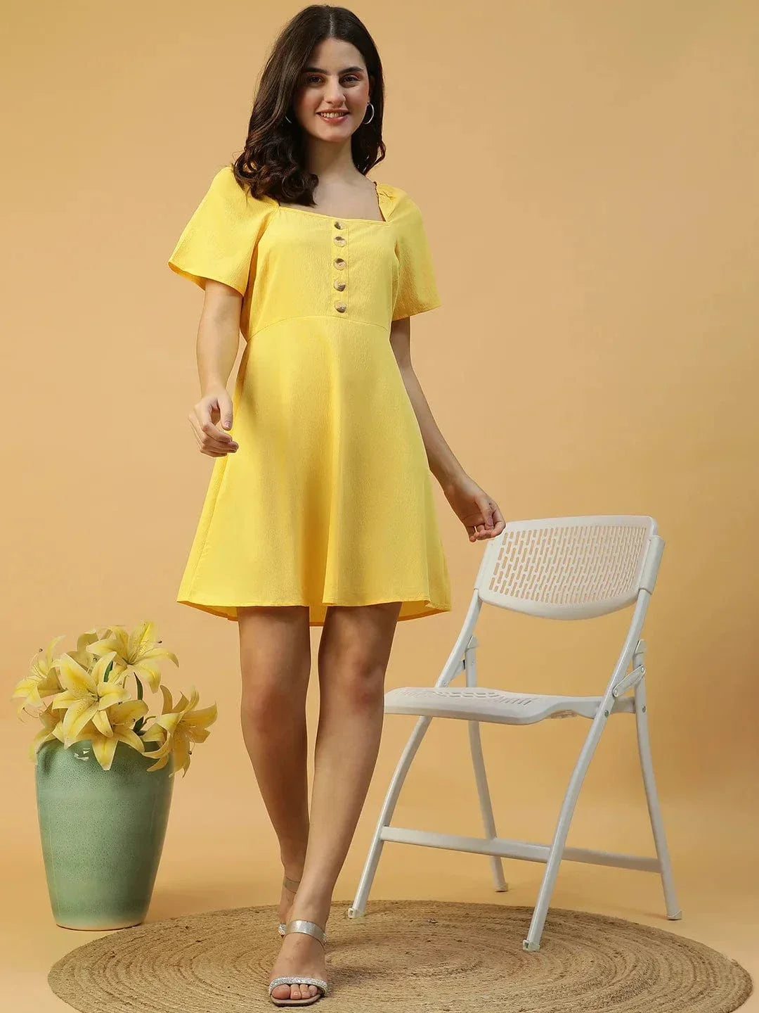 Women Yellow Dress
