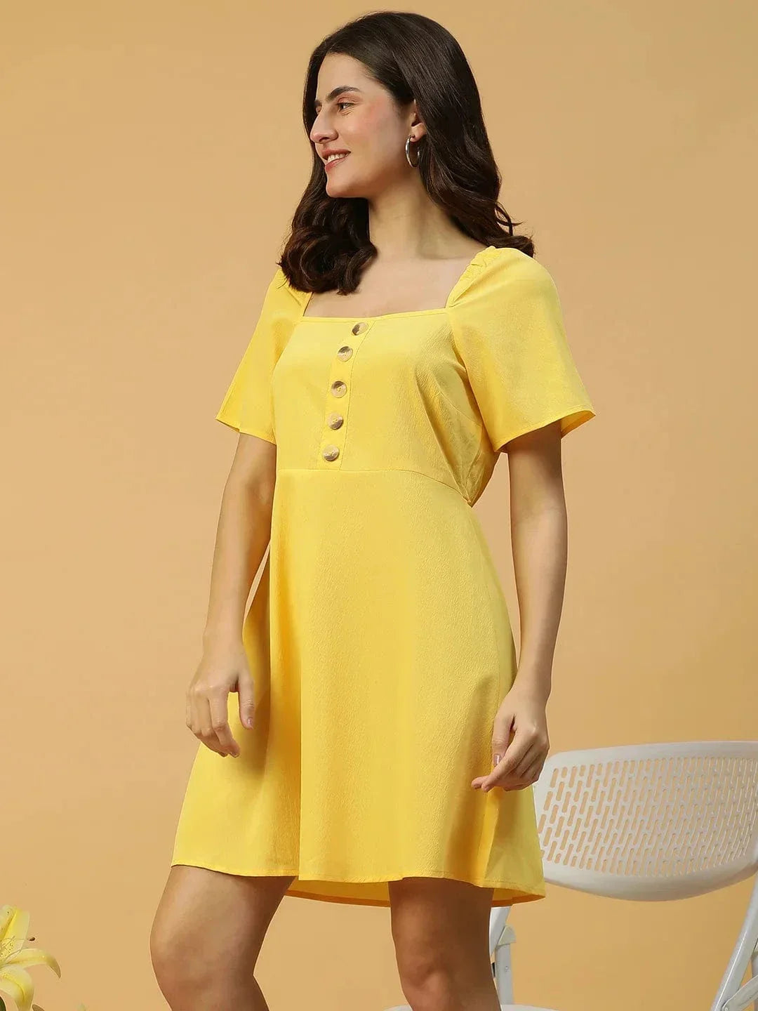Women Yellow Dress