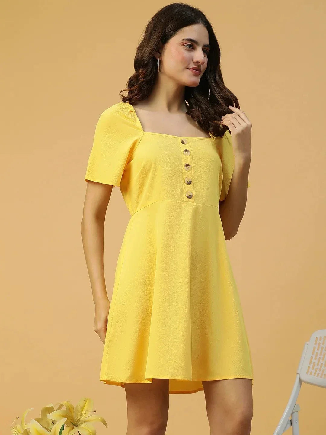 Women Yellow Dress