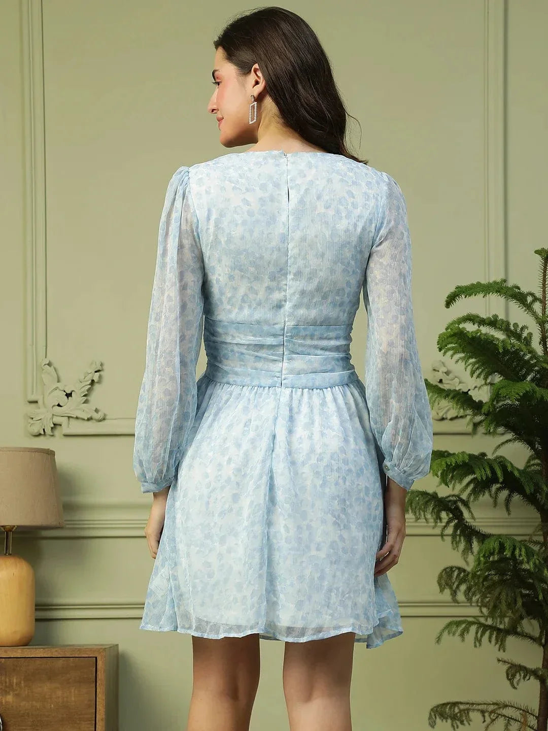 cloudy-blue-tie-up-belt-detailed-women-wrap-dress