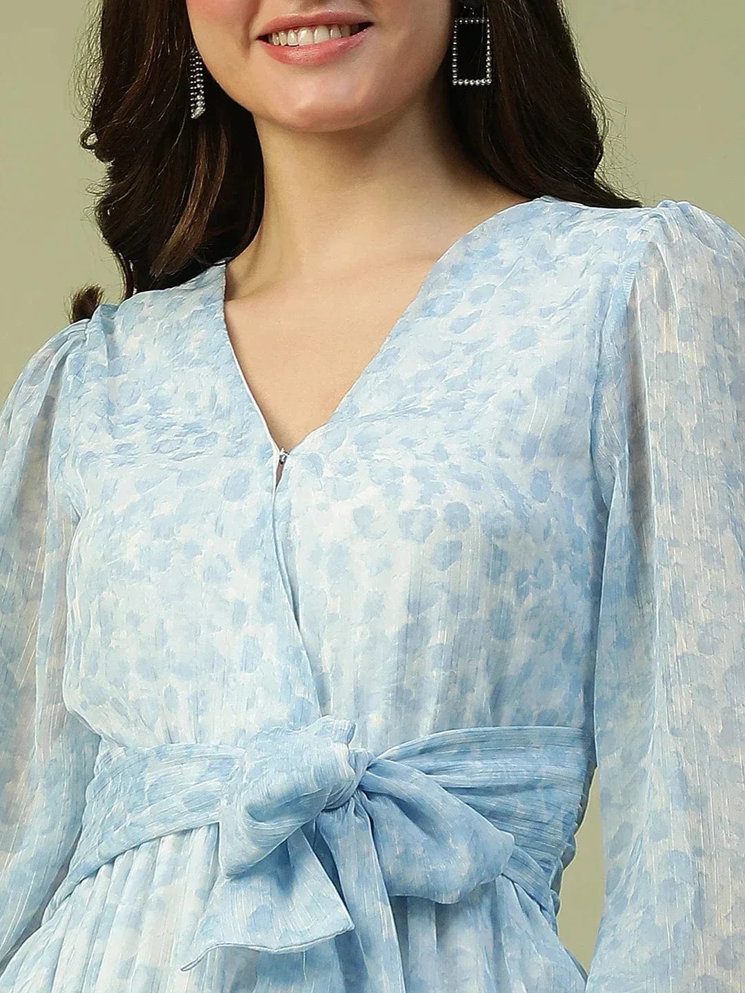 cloudy-blue-tie-up-belt-detailed-women-wrap-dress