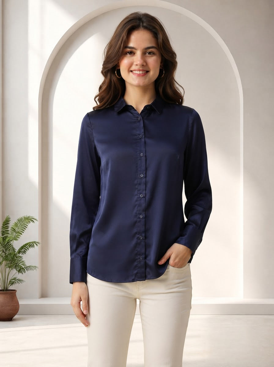 Women Blue Shirt