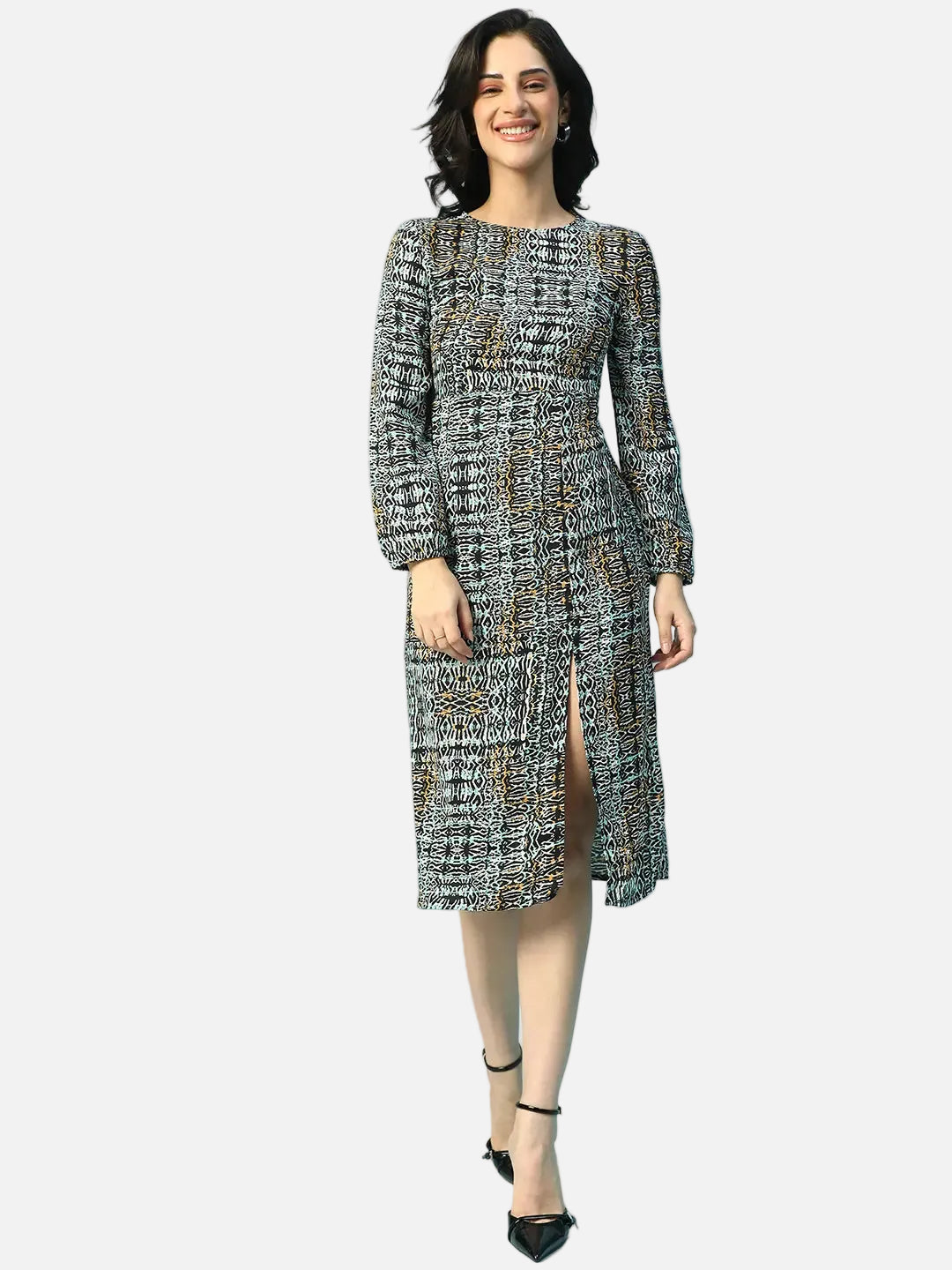 Women Multicolor Printed Dress