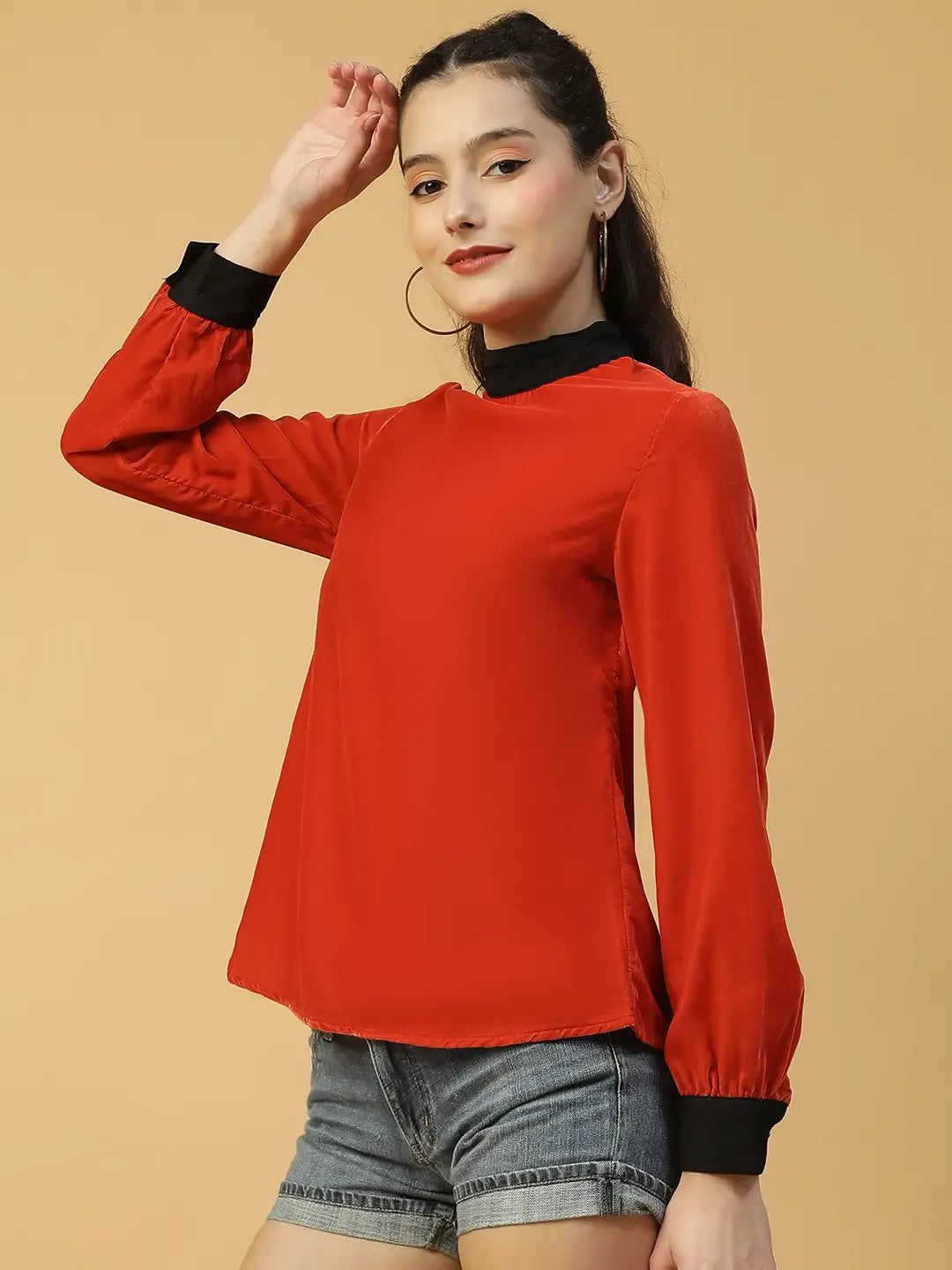 Red Velvet Top