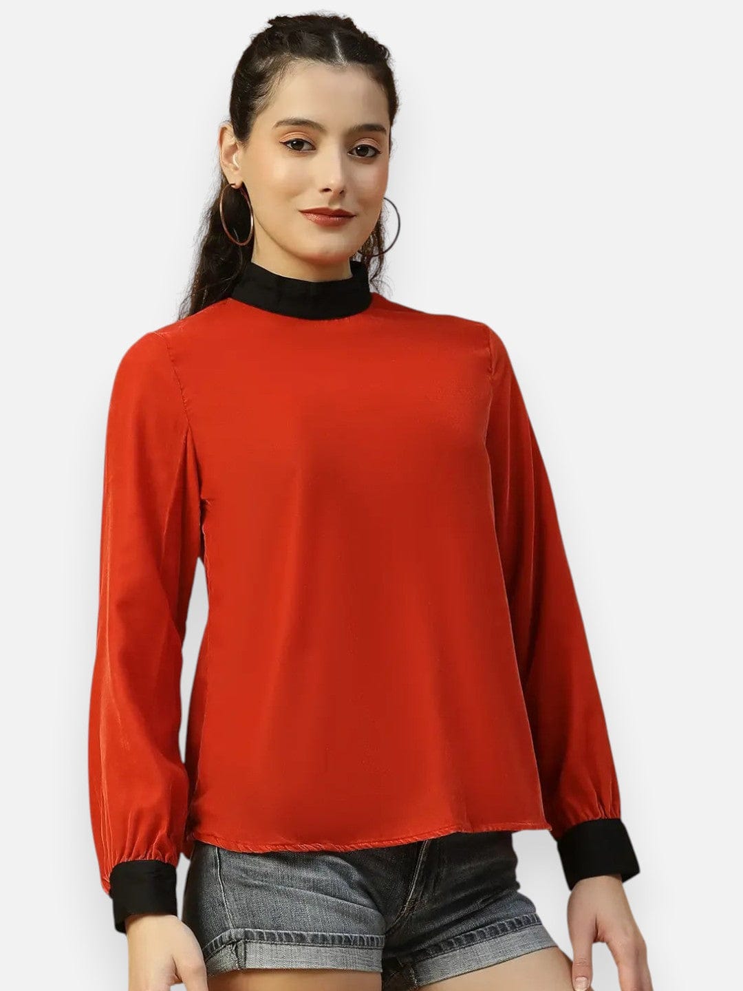 Red Velvet Top