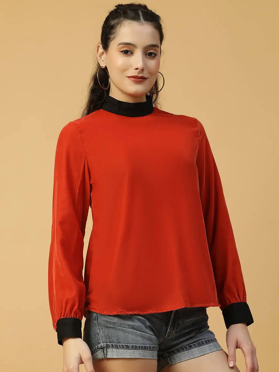 Red Velvet Top