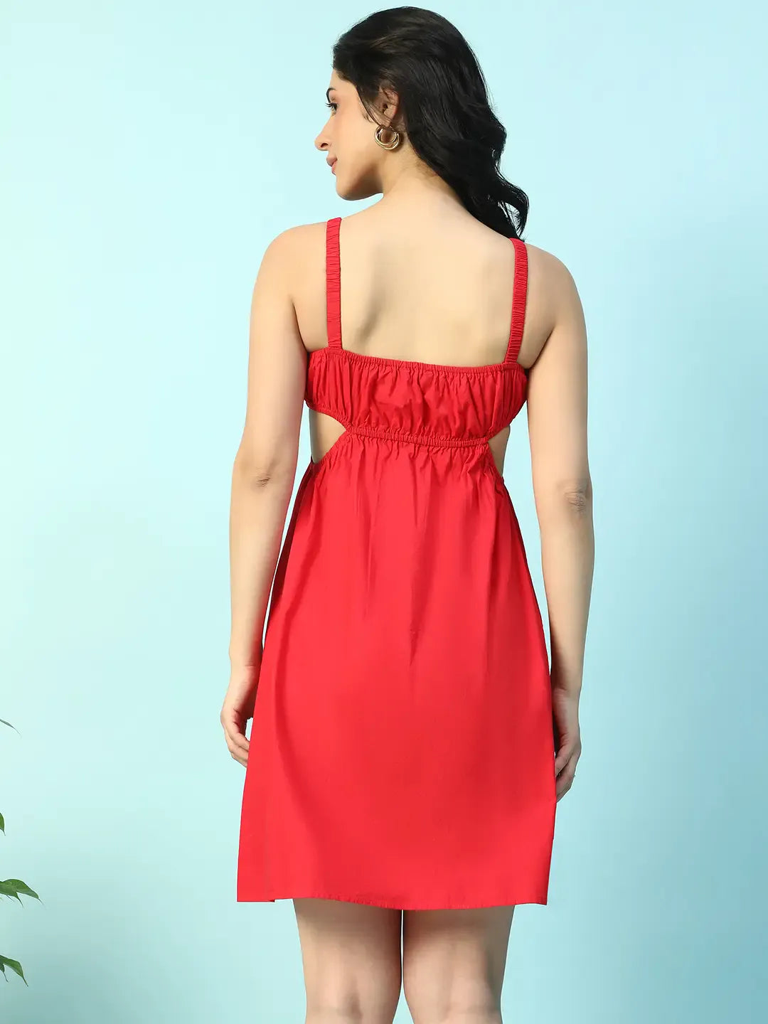 Red Cotton Dress
