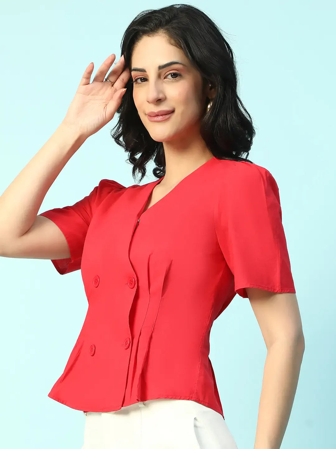 Red Cotton Top