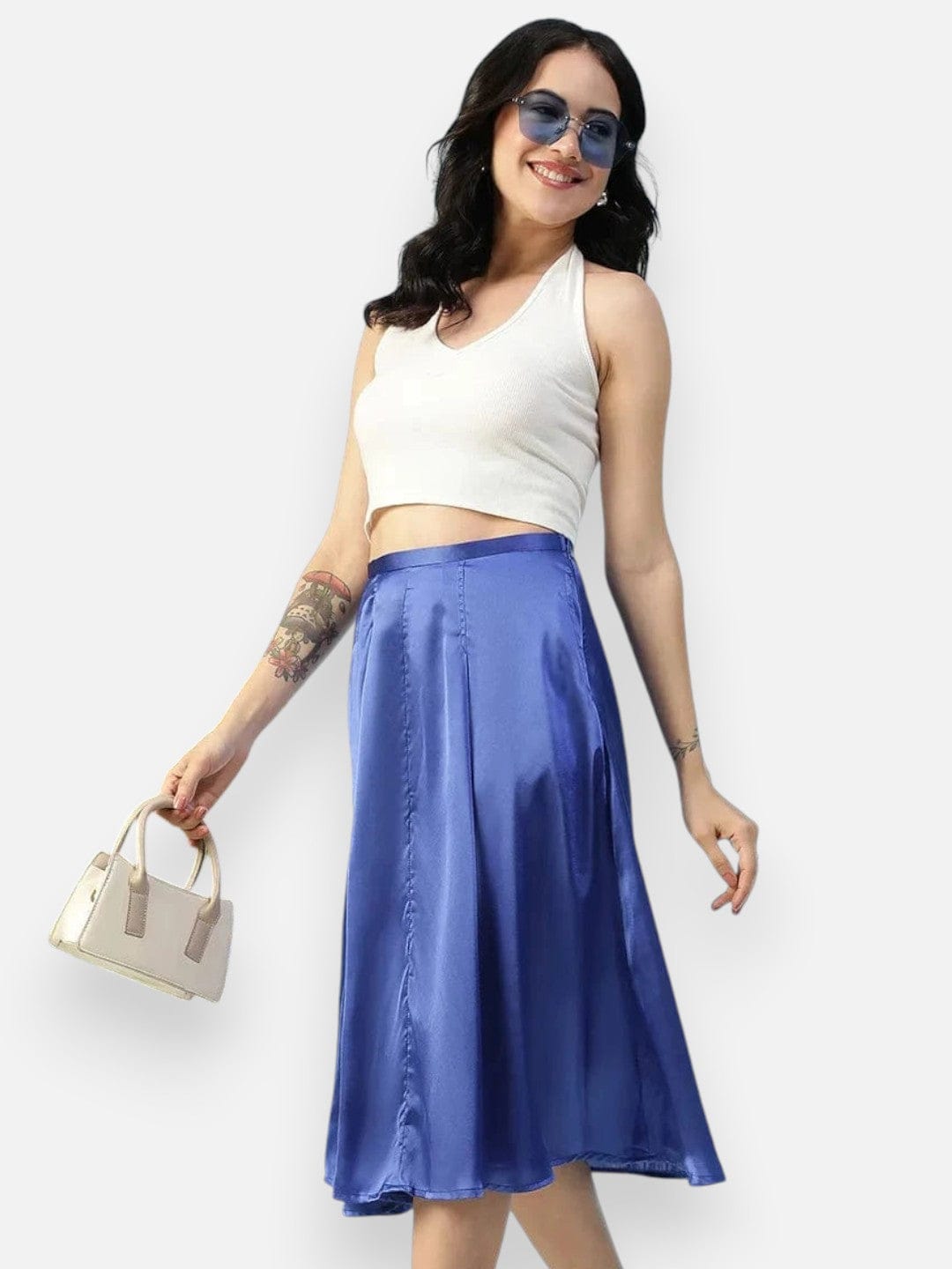 Women Blue Skirt