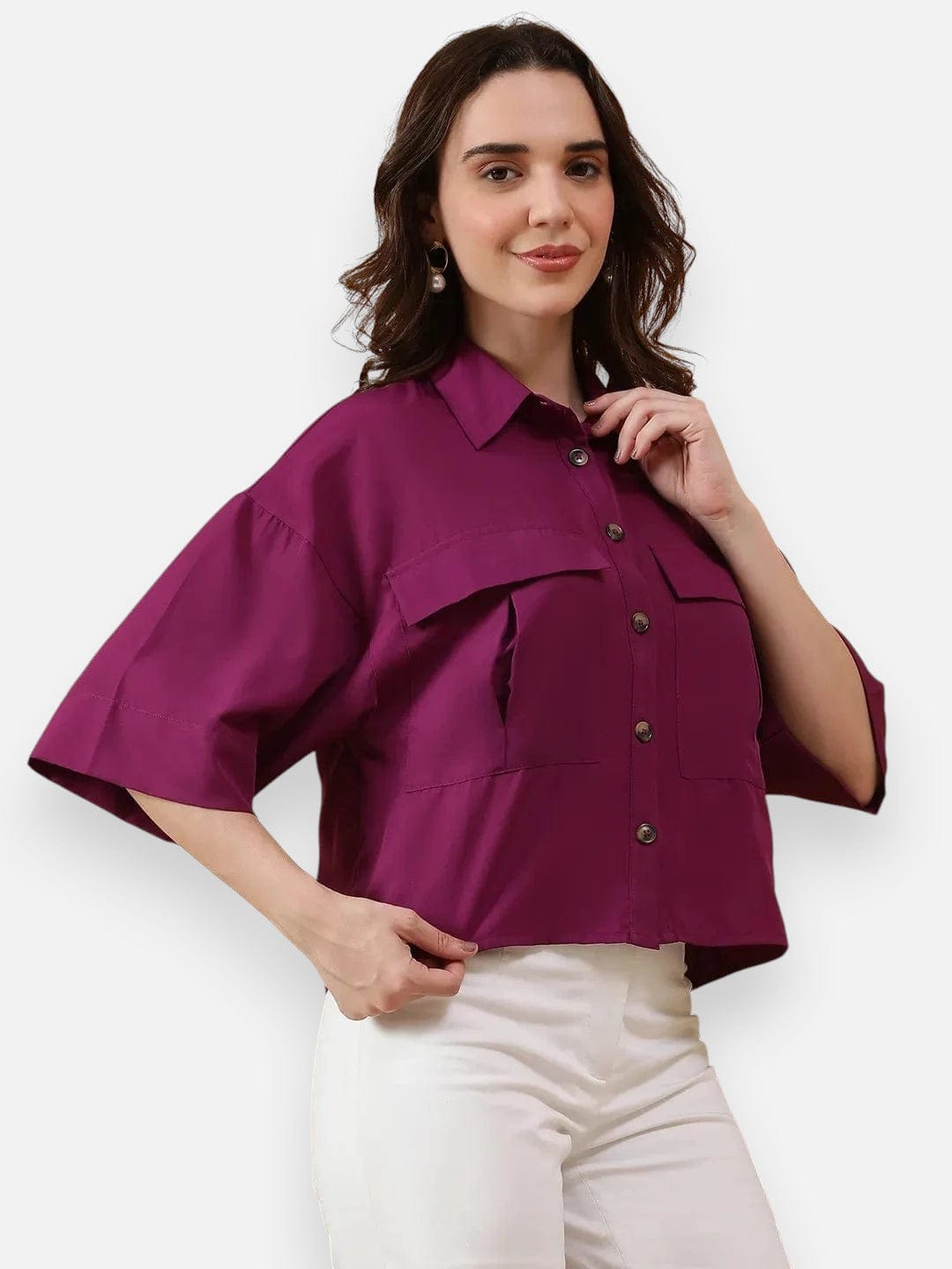 Women Purple Shirt