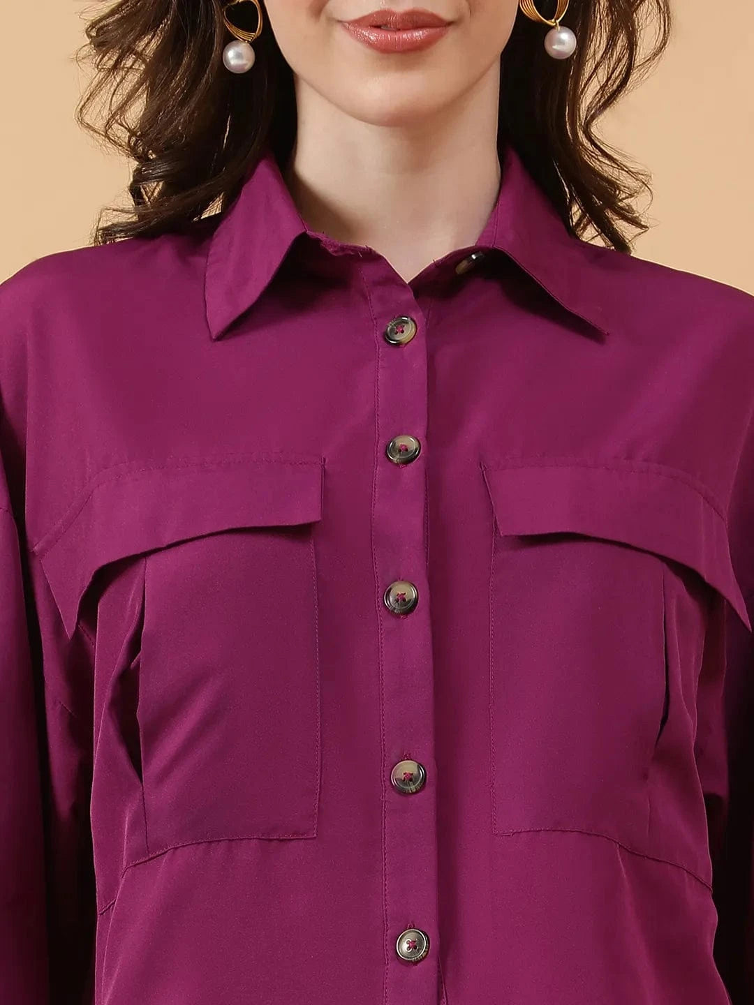 Women Purple Shirt
