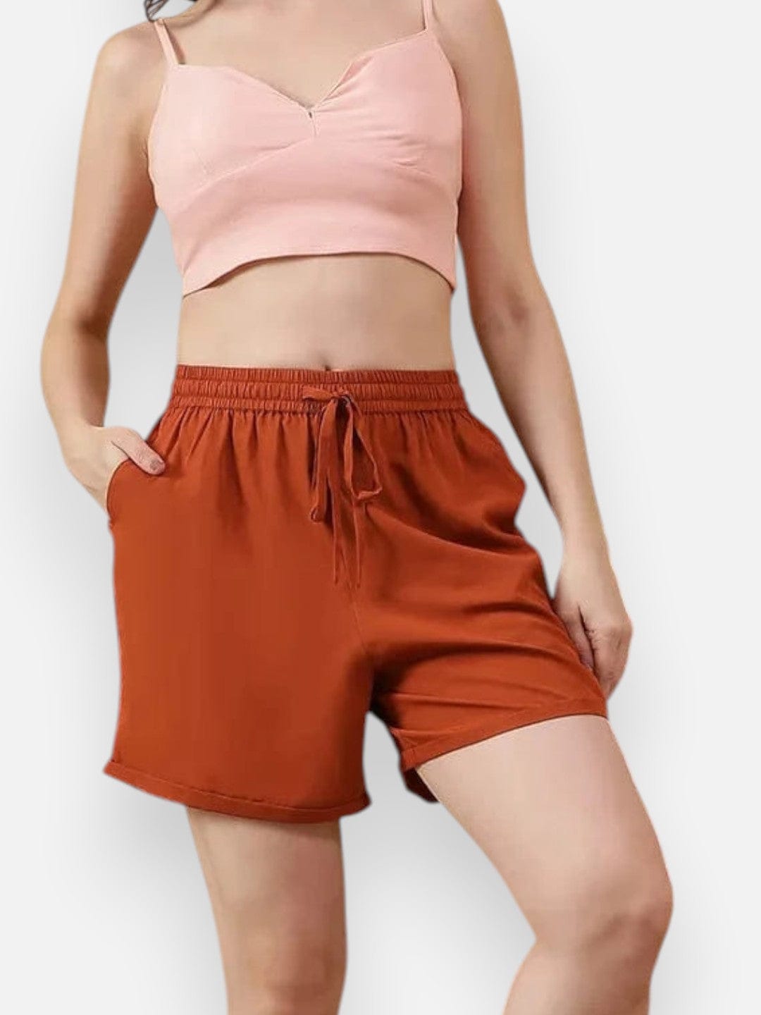 Women Brown Short