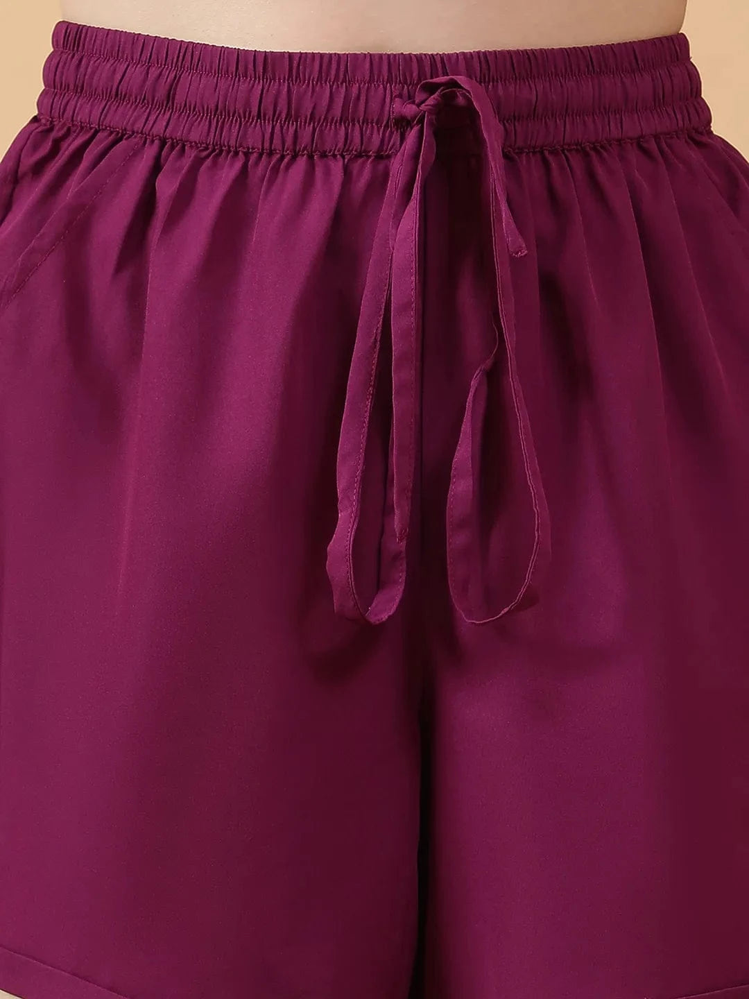 Women Purple Short