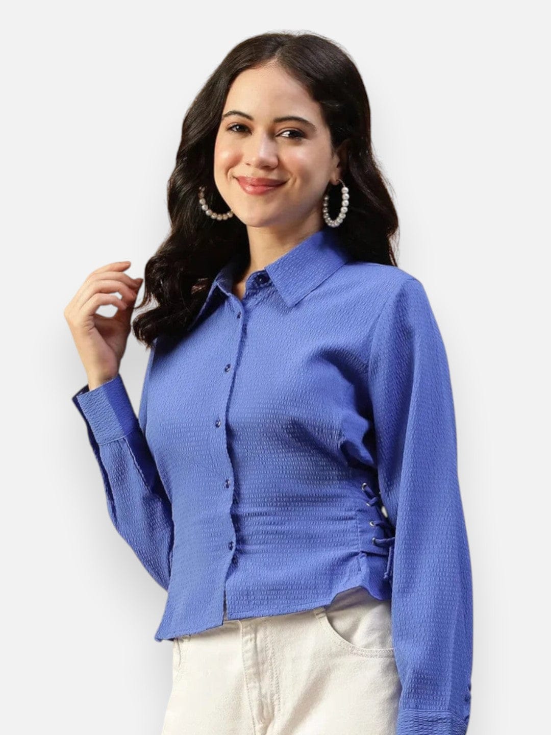 Women Blue Shirt