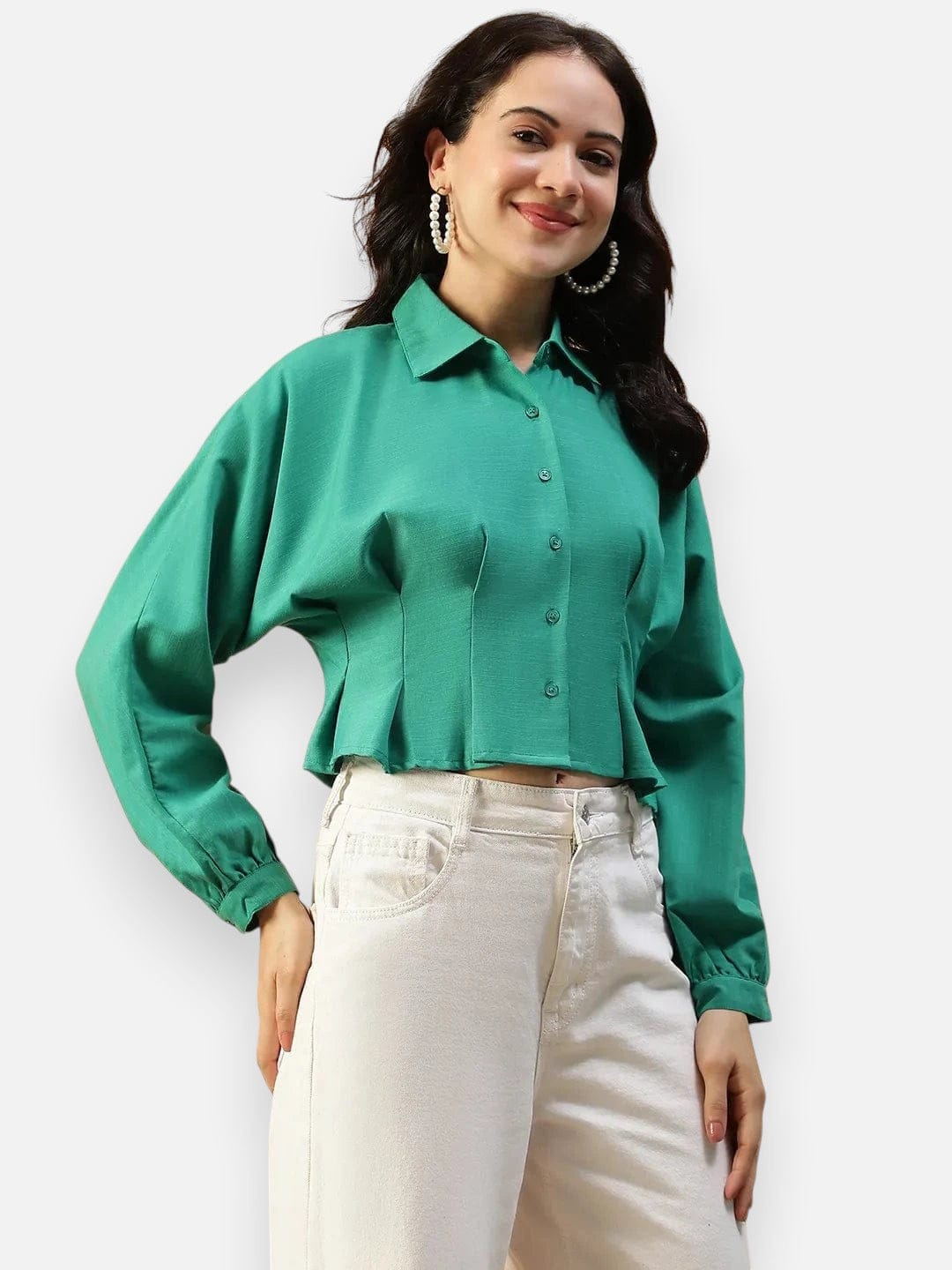 Women Green Shirt