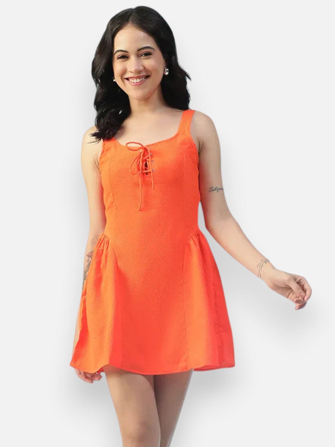 Women Orange Dress