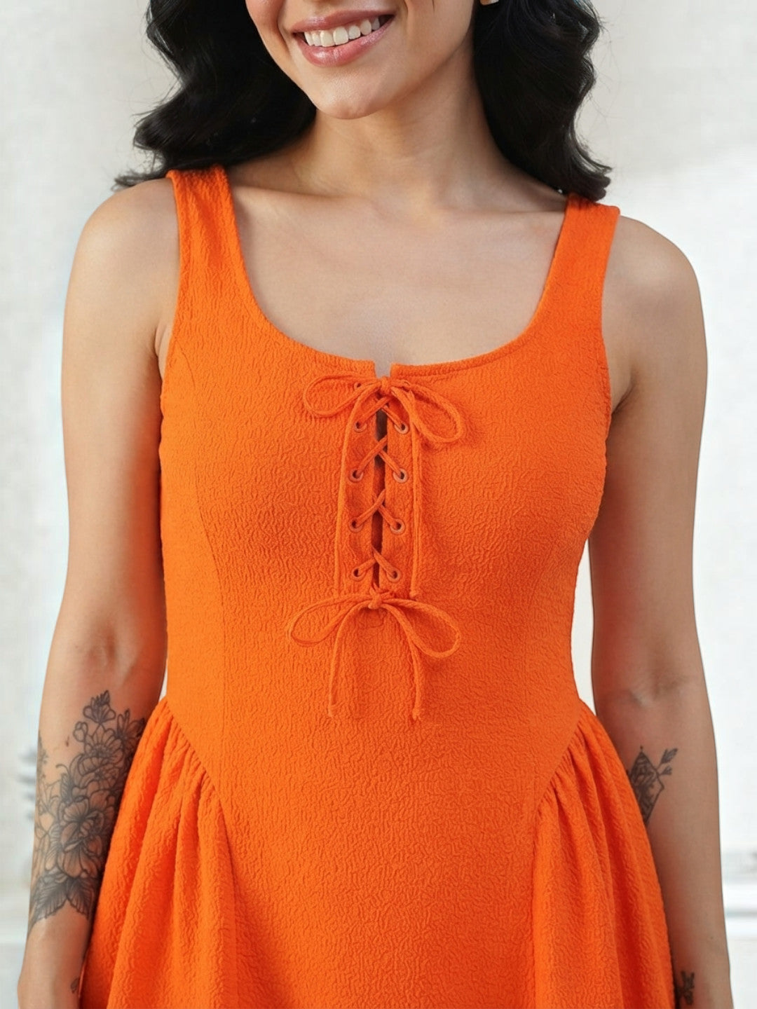 Women Orange Dress