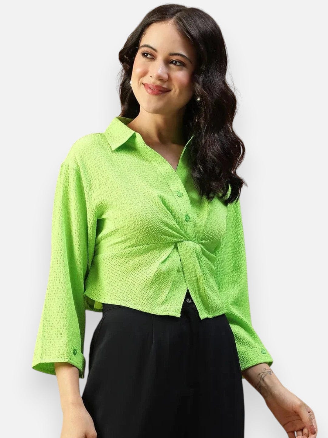 Women Green Shirt