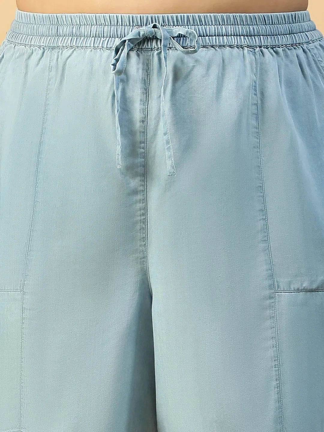 Plus Size Blue Short