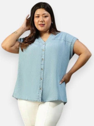 plus-size-blue-women-s-cotton-denim-top