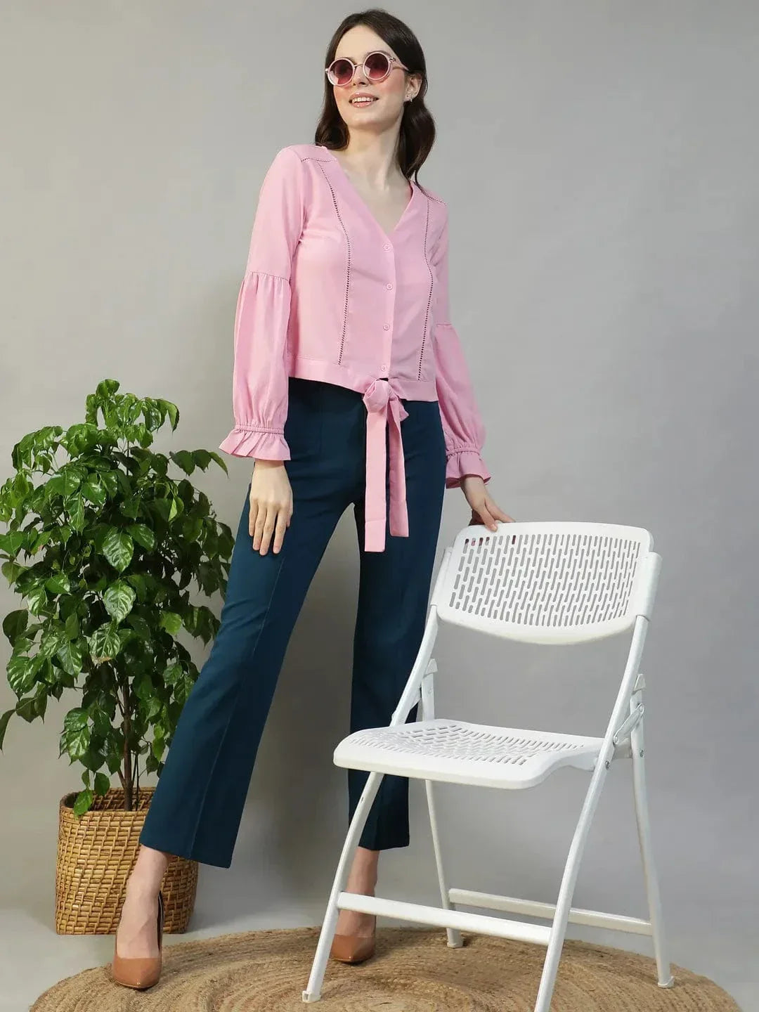 Women Pink Top