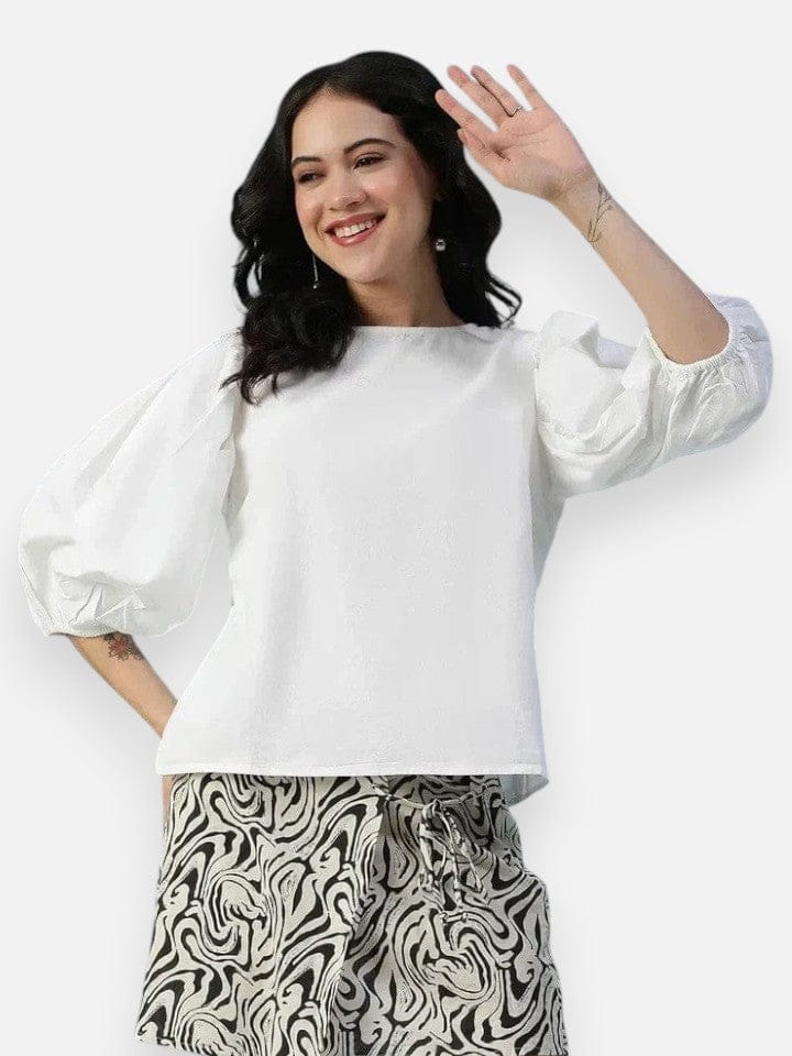 White Cotton Top