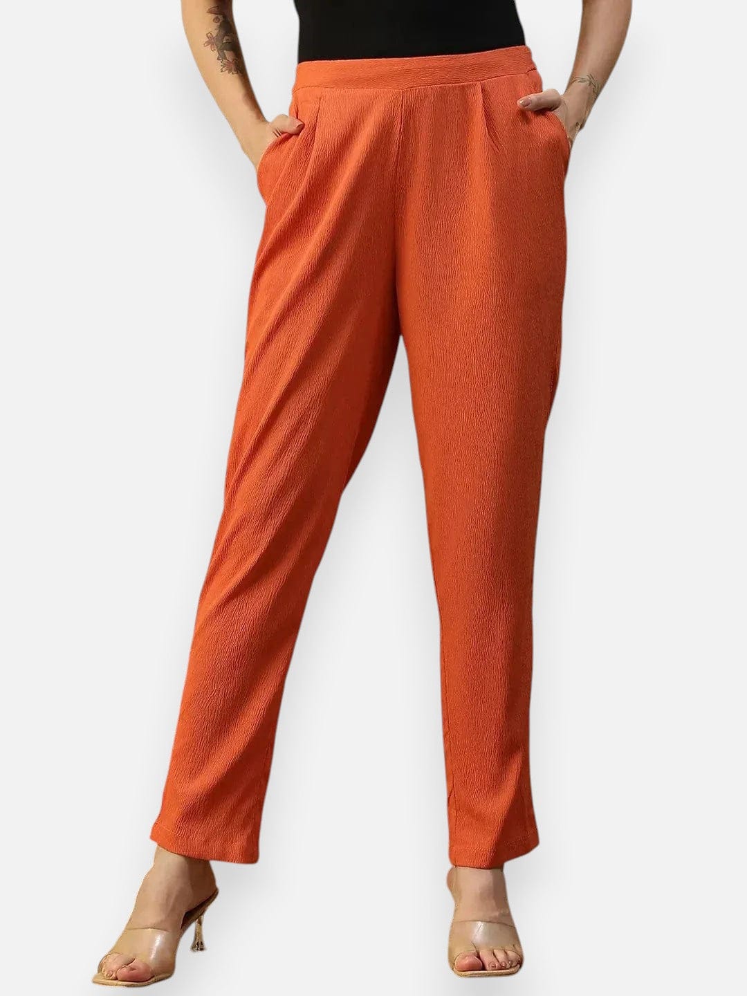 Women Orange Pant