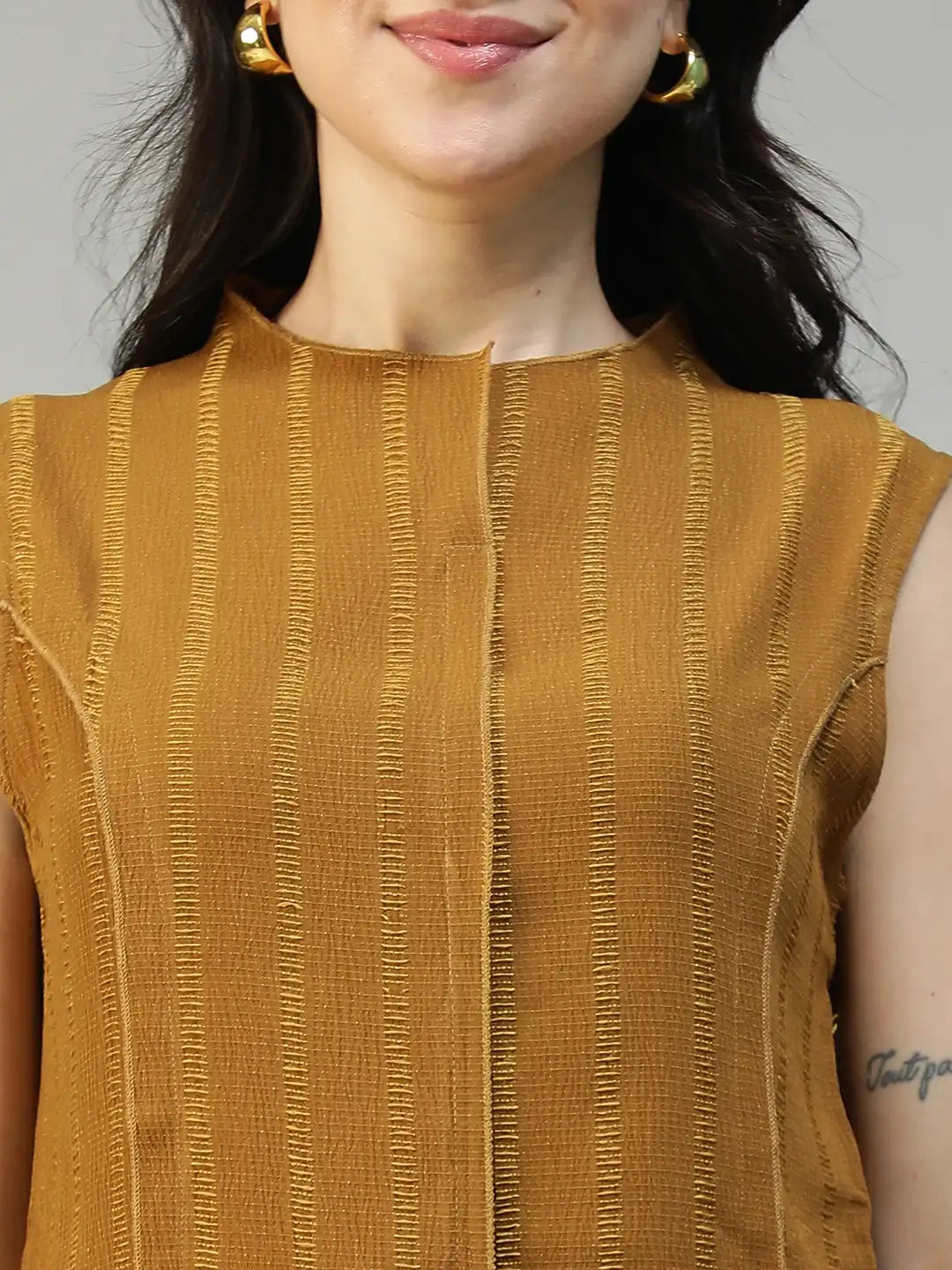 Women Mustard Top