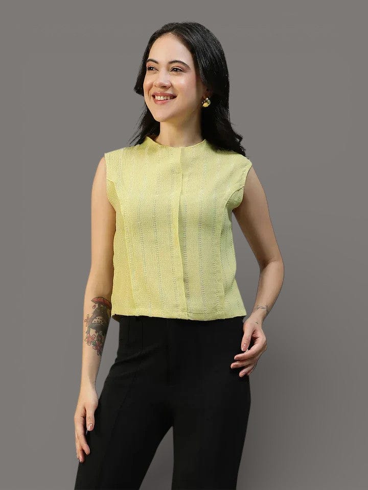 Women Yellow Top