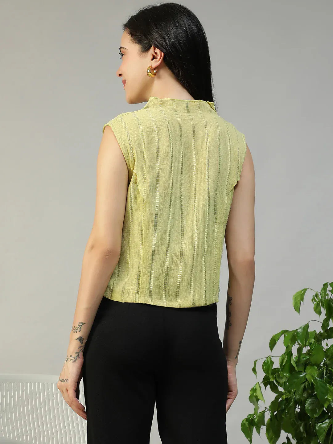 Women Yellow Top